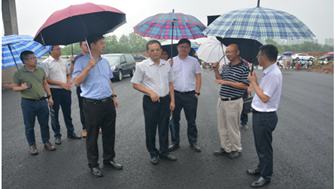 省政府第一次大督查 督查調研組蒞臨遂寧歐美產(chǎn)業(yè)園指導工作